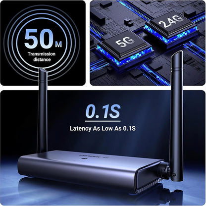 Extender Wireless HDMI UGREEN CM586, 4K, Negru