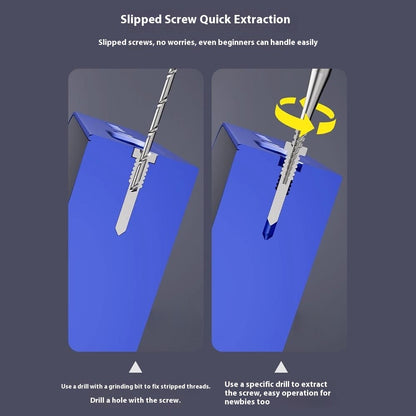 Extractor Bit OEM U8 pentru extragere suruburi rupte, 2in1