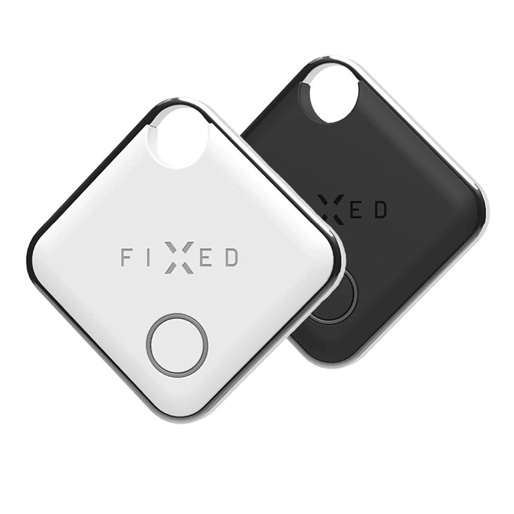 Fixed SmartTag Duo pentru iOS, Set 2 Bucati, Alb / Negru