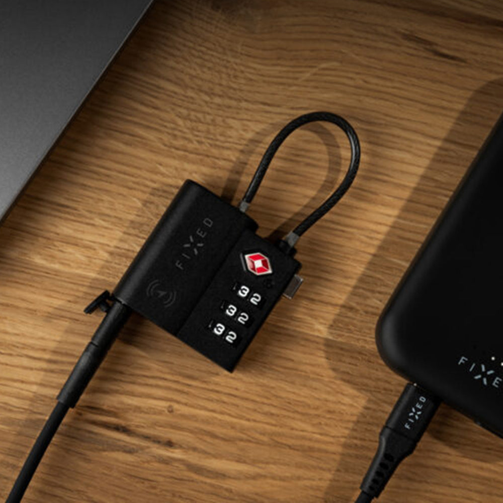 Fixed SmartTag Travel pentru iOS Series, Negru