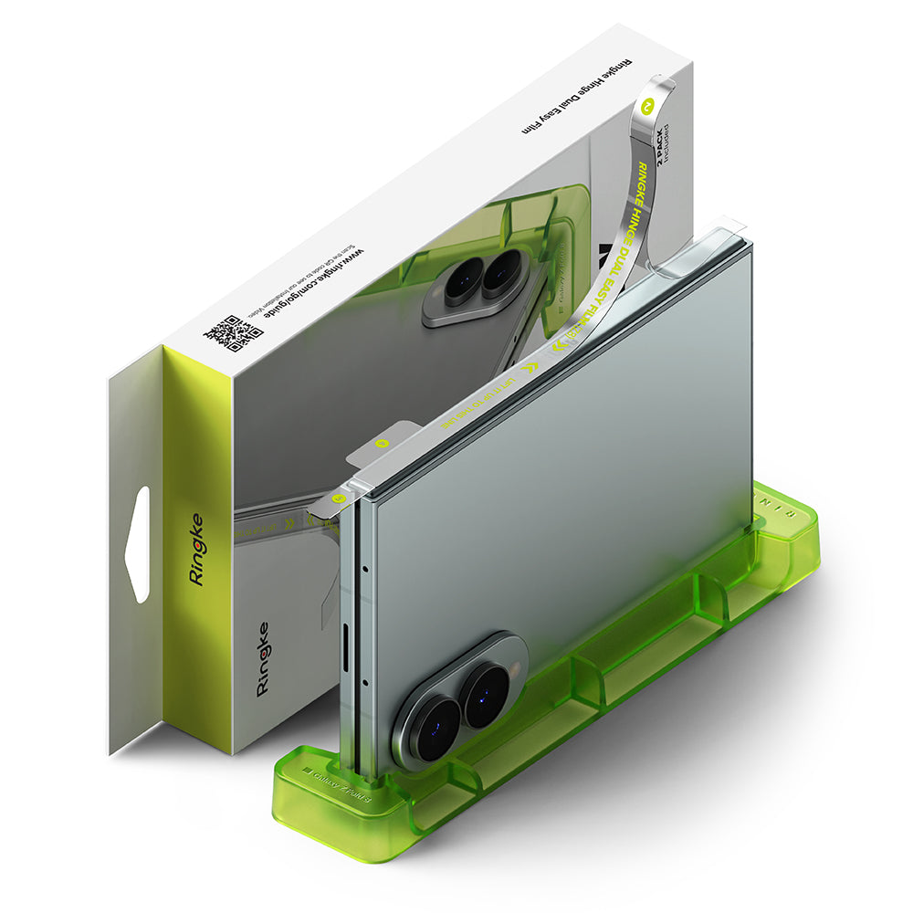 Folie de protectie Balama Ringke Dual Easy pentru Samsung Galaxy Z Fold8 F971, Plastic, Set 2 bucati