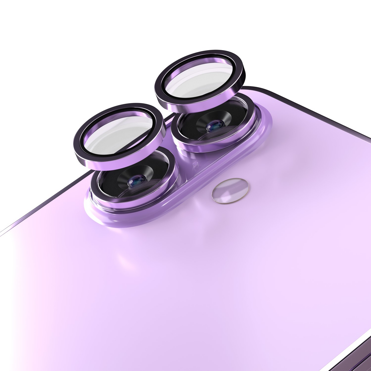 Folie de protectie Camera Spate Etteri pentru Apple iPhone 17, Sticla Securizata, Mov