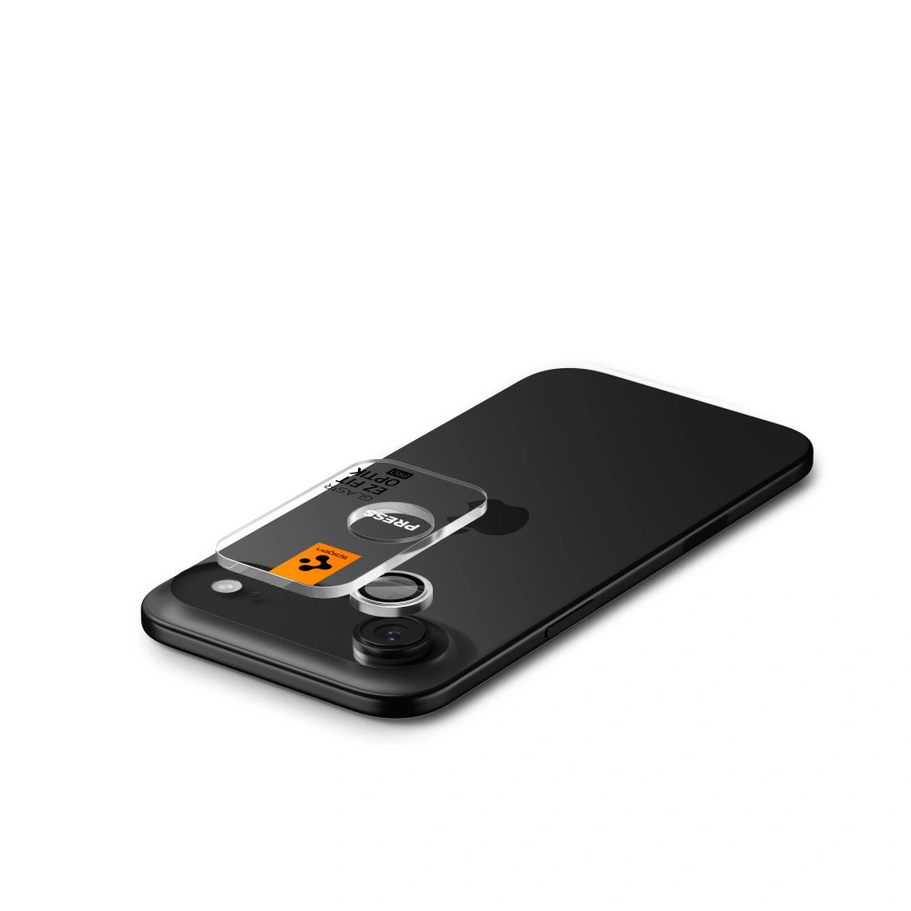 Folie de protectie Camera Spate Spigen GlastR EZ FIT Optik Pro pentru Apple iPhone 17 Air, Sticla Securizata, Argintie  AGL10132