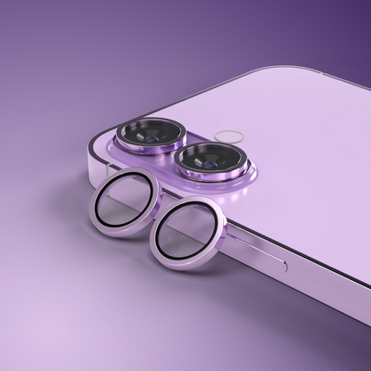 Folie de protectie Camera Spate Etteri pentru Apple iPhone 17, Sticla Securizata, Mov
