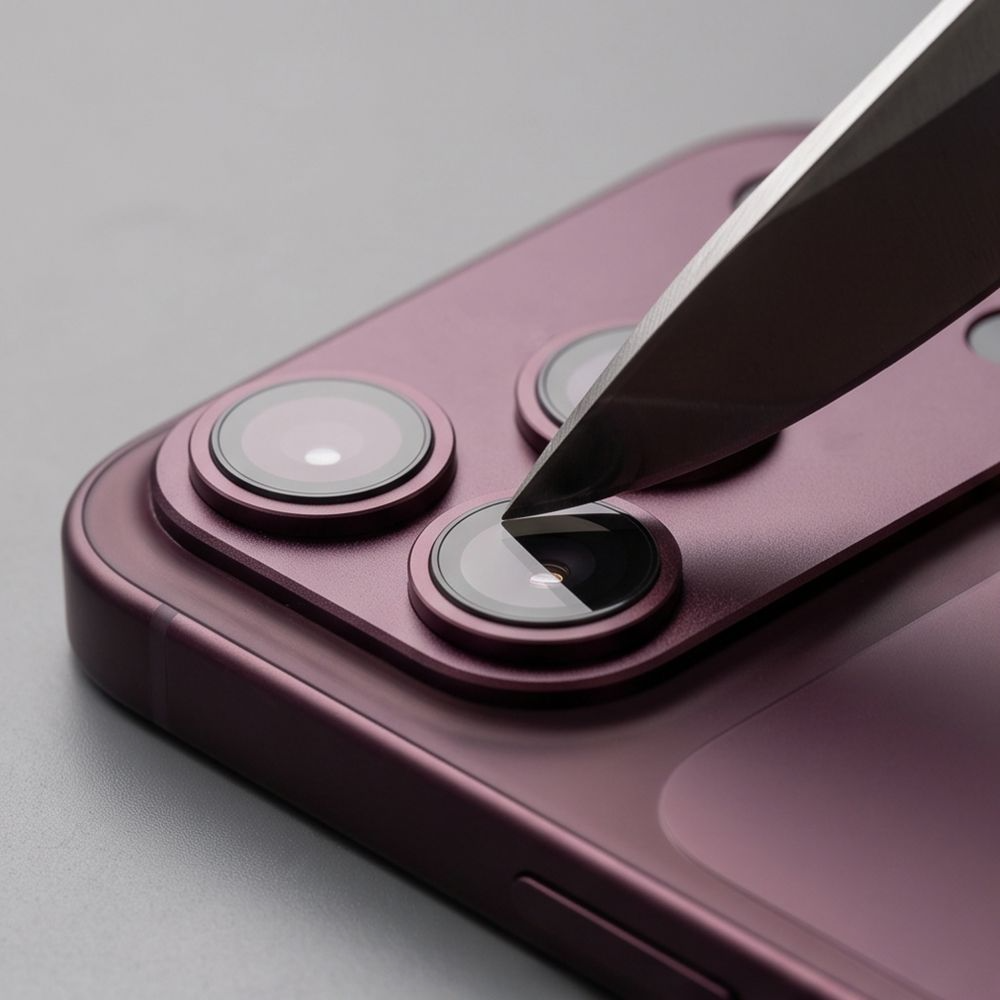 Folie de protectie Camera Spate Tech-Protect CamFull Fit+ pentru Apple iPhone 18 Pro Max, Sticla Securizata, Visinie