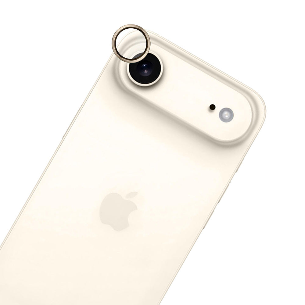 Folie de protectie Camera Spate 3MK Hardy Protection Pro pentru Apple iPhone 17 Air, Sticla Securizata, Aurie