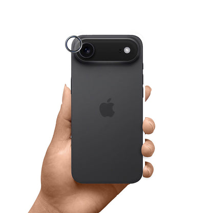 Folie de protectie Camera Spate 3MK Hardy Protection Pro pentru Apple iPhone 17 Air, Sticla Securizata, Gri