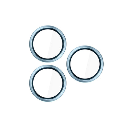 Folie de protectie Camera Spate 3MK Hardy Protection Pro pentru Apple iPhone 17 Pro Max / 17 Pro, Sticla Securizata, Albastra