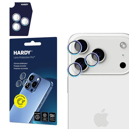 Folie de protectie Camera Spate 3MK Hardy Protection Pro pentru Apple iPhone 17 Pro Max / 17 Pro, Sticla Securizata, Multicolor