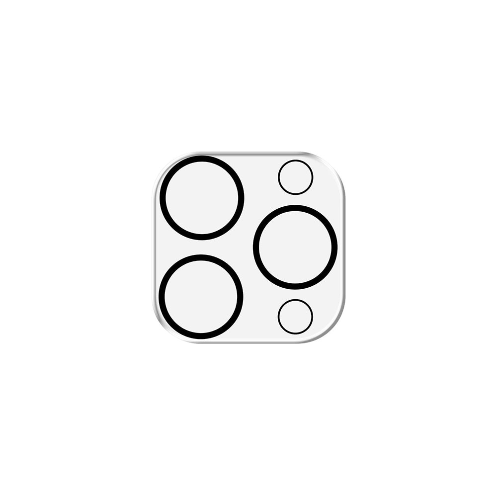Folie de protectie Camera Spate 3MK Pro Full Cover pentru Apple iPhone 16 Pro Max / 16 Pro, Sticla Securizata, Neagra