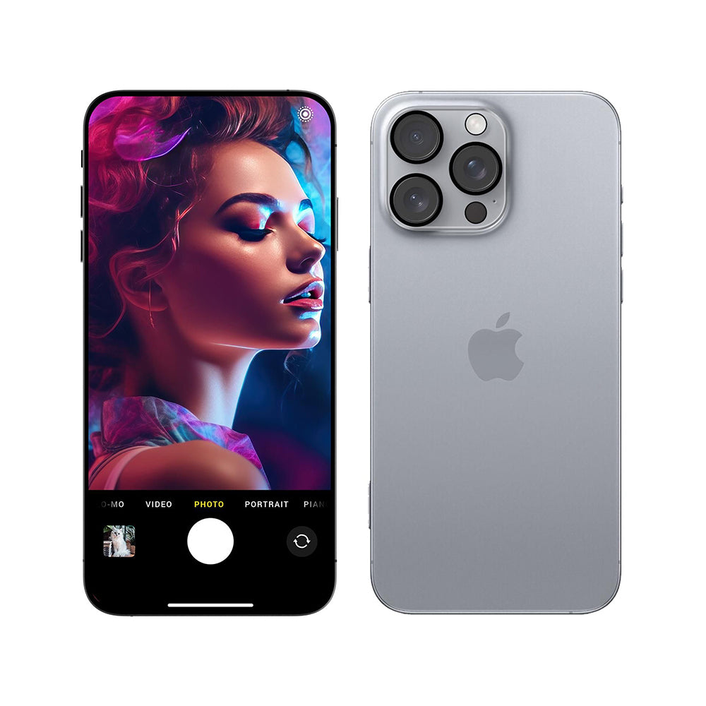 Folie de protectie Camera Spate 3MK Pro Full Cover pentru Apple iPhone 17 Pro, Sticla Securizata, Neagra