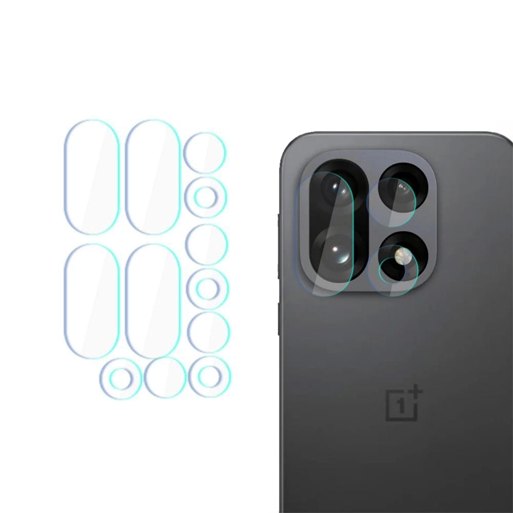 Folie de protectie Camera Spate 3MK Protection pentru OnePlus 15, Sticla Securizata, Set 4 bucati, Transparenta