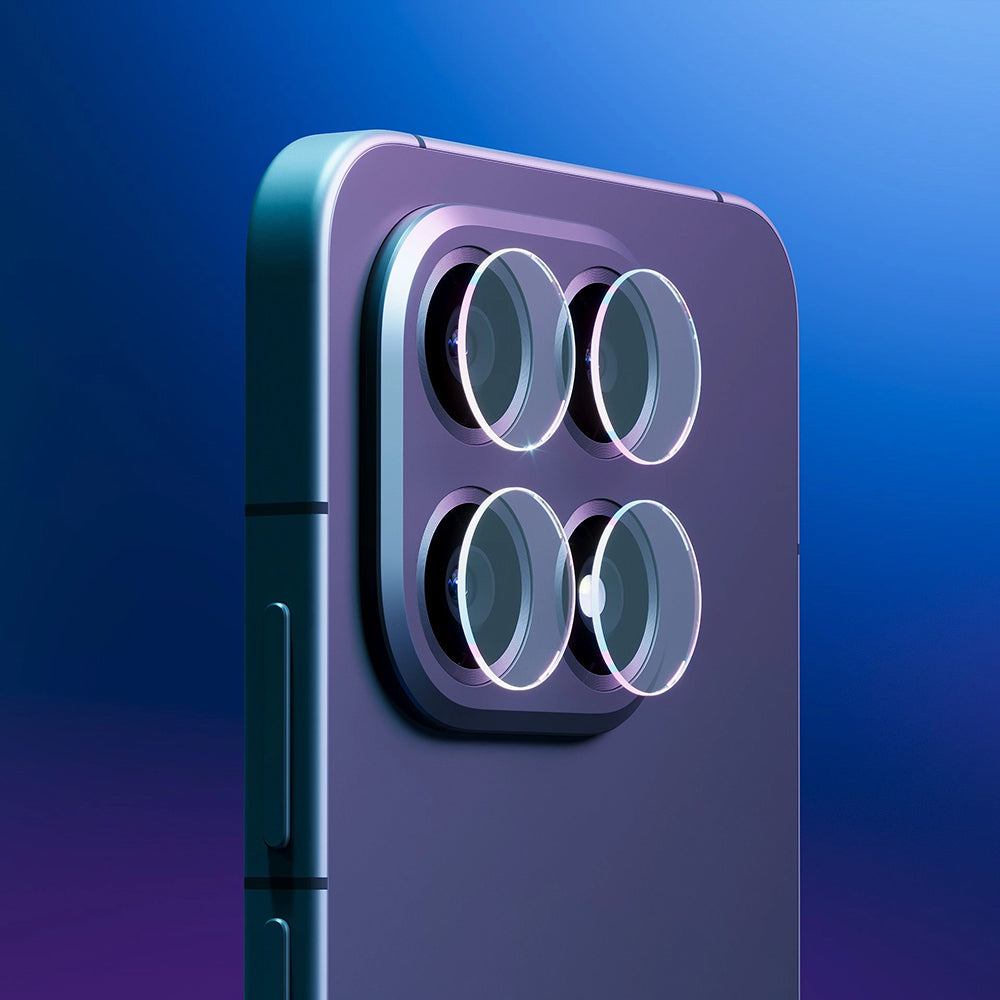 Folie de protectie Camera Spate 3MK Protection pentru Oppo Find X9 Pro, Sticla Securizata, Set 4 bucati, Transparenta