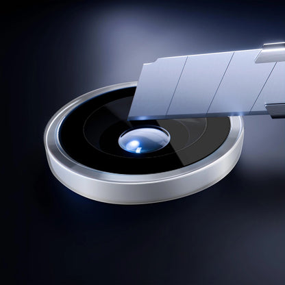 Folie de protectie Camera Spate 3MK Protection Pro pentru Apple iPhone 17, Sticla Securizata, Neagra