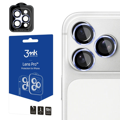 Folie de protectie Camera Spate 3MK Protection Pro pentru Apple iPhone 18 Pro / 18 Pro Max, Sticla Securizata, Bleu