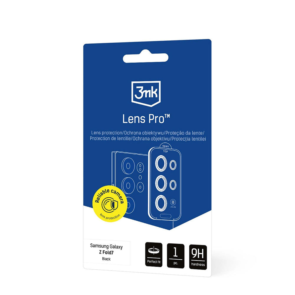 Folie de protectie Camera Spate 3MK Protection Pro pentru Samsung Galaxy Z Fold7 F966, Sticla Securizata, Transparenta
