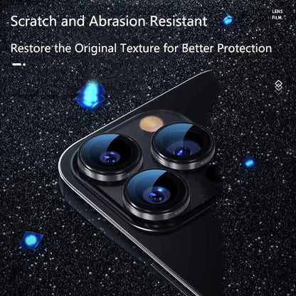 Folie de protectie Camera Spate Blueo 99 Anti-Refective HD pentru Apple iPhone 16 Pro Max / 16 Pro, Sticla Securizata, Bronz