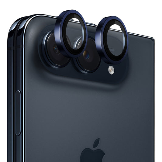 Folie de protectie Camera Spate Blueo 99 Anti-Refective HD pentru Apple iPhone Duo, Sticla Securizata, Albastra