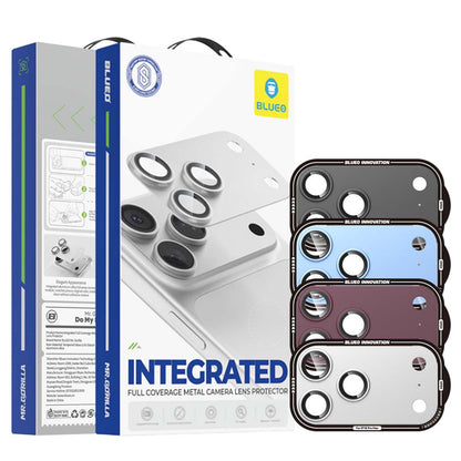 Folie de protectie Camera Spate Blueo Integrated Metal pentru Apple iPhone 18 Pro Max, Sticla Securizata, Bleu