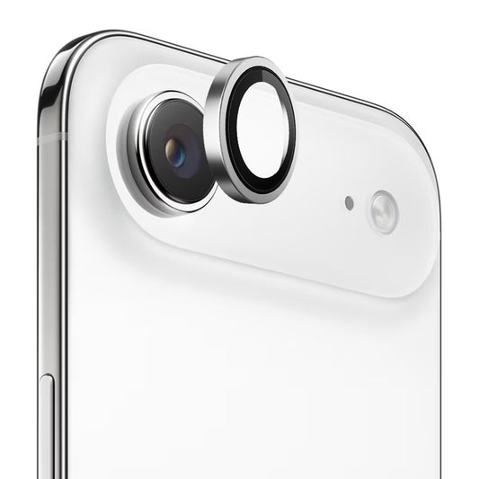 Folie de protectie Camera Spate Blueo Metal Frame pentru Apple iPhone 17 Air, Sticla Securizata, Argintie
