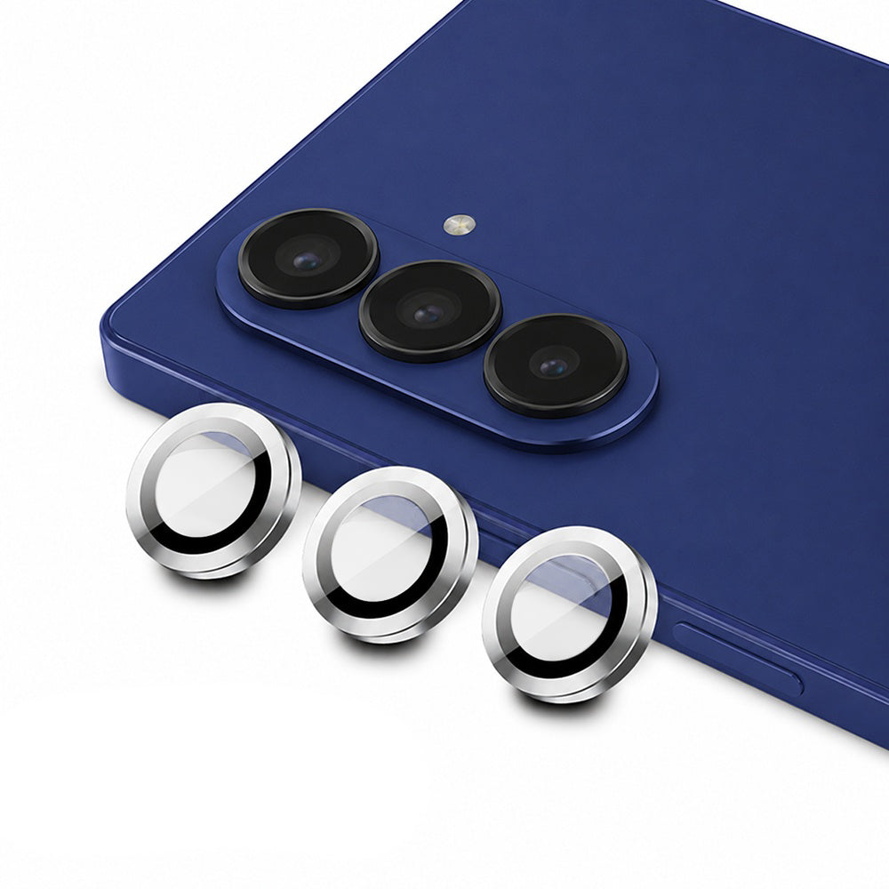 Folie de protectie Camera Spate Blueo pentru Samsung Galaxy Z Fold8 Ultra F971 / Z Fold7 F966, Sticla Securizata, Argintie