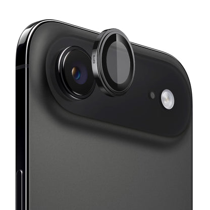 Folie de protectie Camera Spate Blueo Sapphire Crystal pentru Apple iPhone 17 Air, Sticla Securizata, Neagra