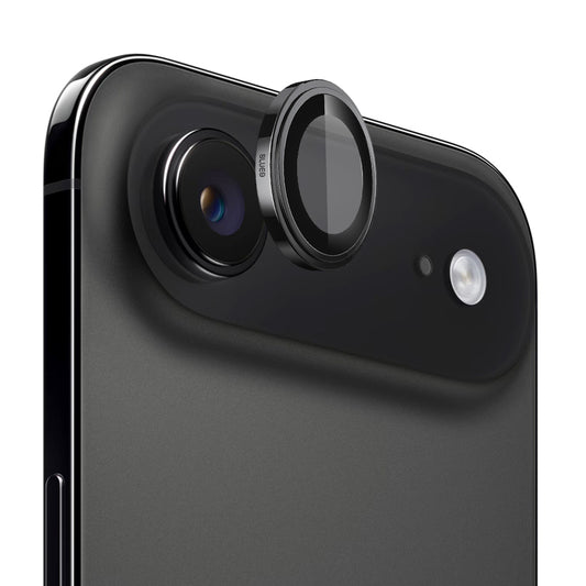 Folie de protectie Camera Spate Blueo Sapphire Crystal pentru Apple iPhone 17 Air, Sticla Securizata, Neagra
