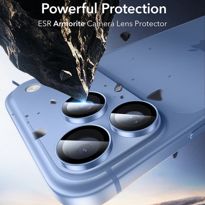 Folie de protectie Camera Spate ESR Armorite pentru Apple iPhone 18 Pro / 18 Pro max, Sticla Securizata, Albastra