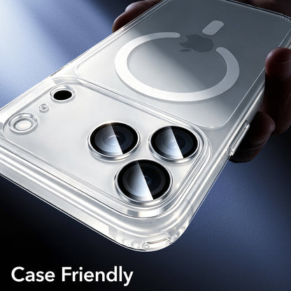 Folie de protectie Camera Spate ESR Armorite pentru Apple iPhone 18 Pro / 18 Pro max, Sticla Securizata, Argintie
