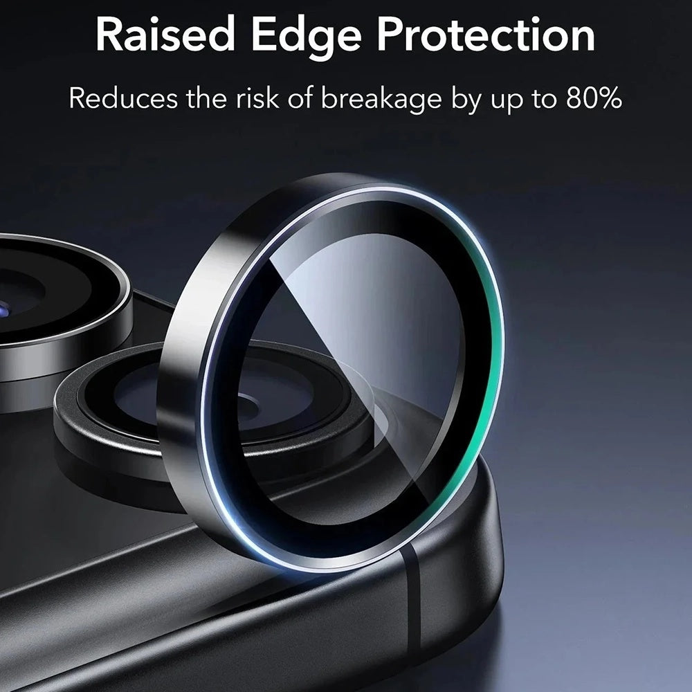 Folie de protectie Camera Spate ESR Armorite pentru Apple iPhone 18 Pro / 18 Pro max, Sticla Securizata, Neagra