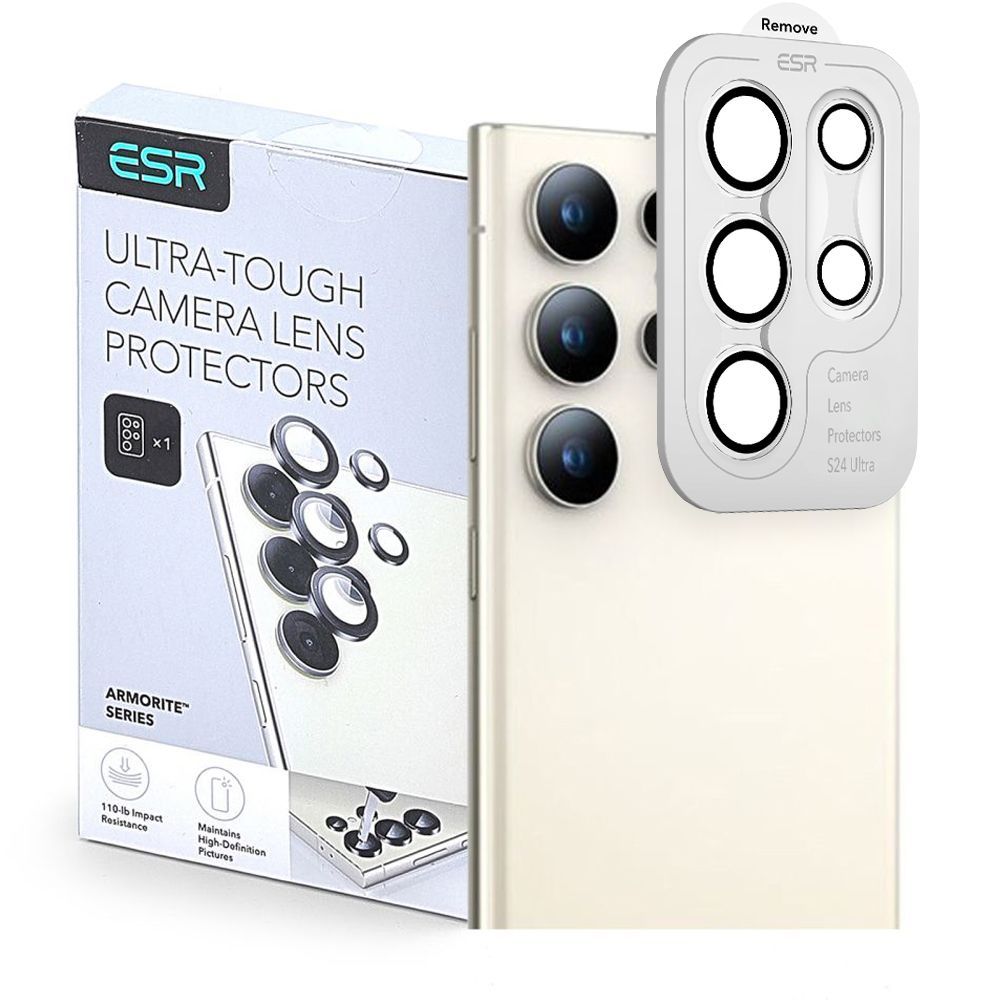 Folie de protectie Camera Spate ESR Armorite pentru Samsung Galaxy S25 Ultra S938, Sticla Securizata, Transparenta