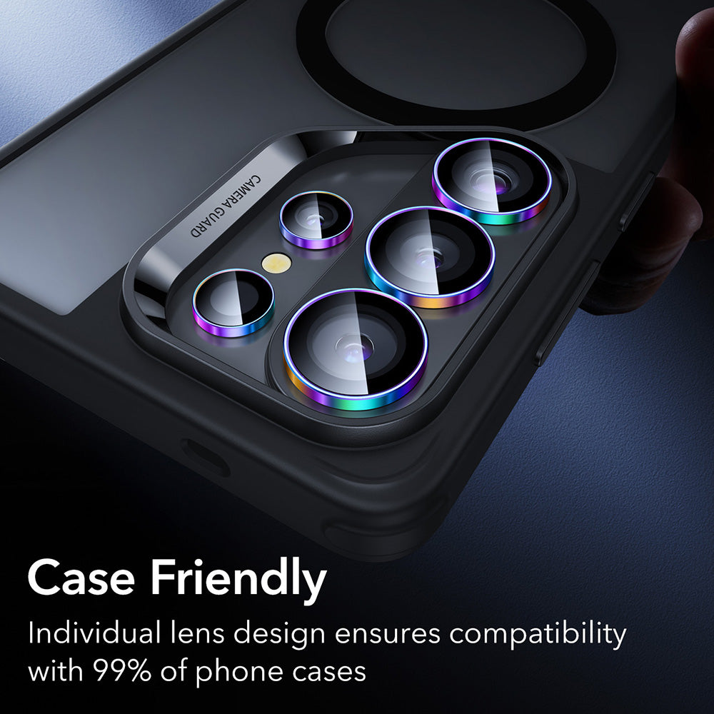 Folie de protectie Camera Spate ESR Armorite pentru Samsung Galaxy S26 Ultra, Sticla Securizata, Multicolor