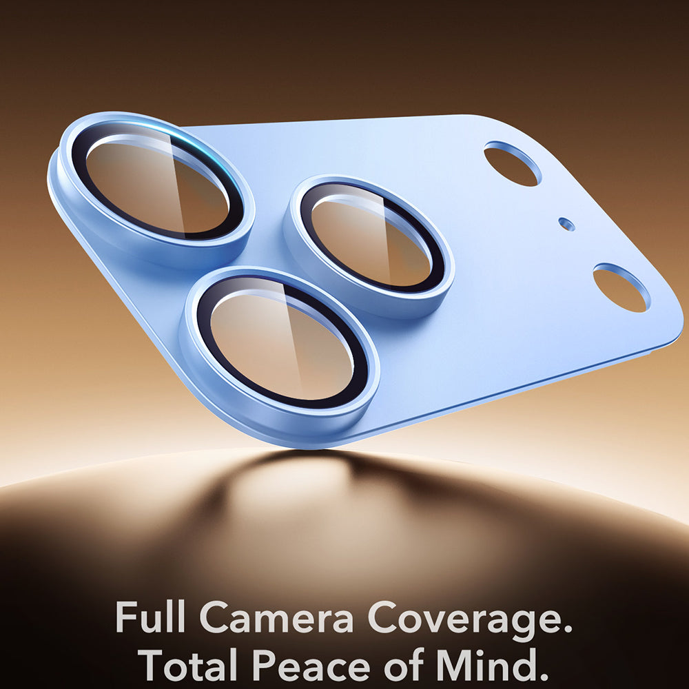 Folie de protectie Camera Spate ESR Armorite Pro pentru Apple iPhone 18 Pro Max, Sticla Securizata, Albastra