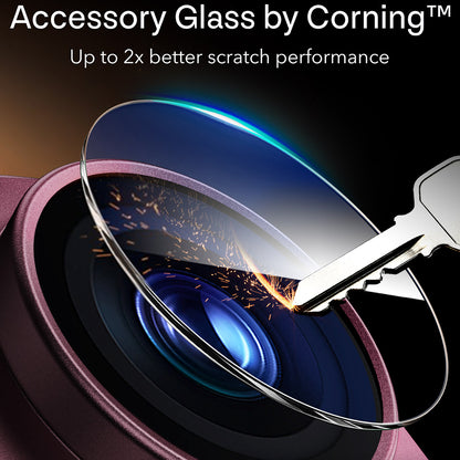 Folie de protectie Camera Spate ESR Armorite Pro pentru Apple iPhone 18 Pro Max, Sticla Securizata, Visinie Inchis