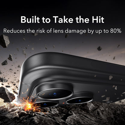 Folie de protectie Camera Spate ESR Armorite Pro pentru Apple iPhone 18 Pro, Sticla Securizata, Neagra