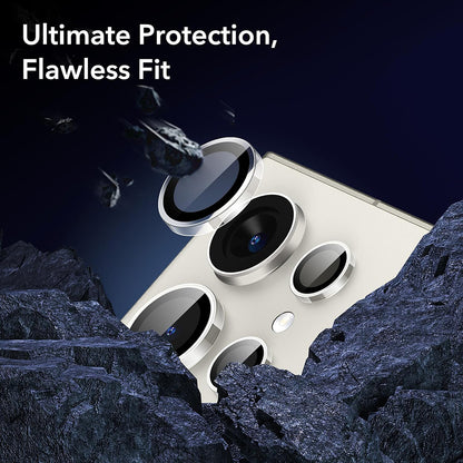 Folie de protectie Camera Spate ESR pentru Samsung Galaxy S24 Ultra S928, Sticla Securizata, Set 2 bucati, Transparenta