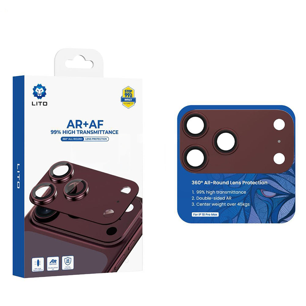 Folie de protectie Camera Spate Lito Crown Halo AR + AF pentru Apple iPhone 18 Pro Max, Sticla Securizata, Visinie