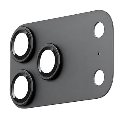 Folie de protectie Camera Spate Lito Crown Halo AR + AF pentru Apple iPhone 18 Pro, Sticla Securizata, Neagra