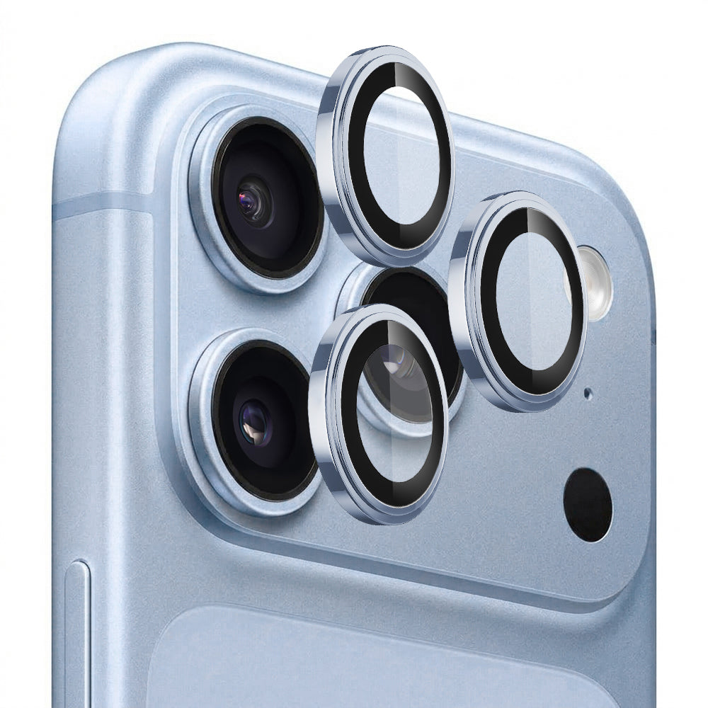 Folie de protectie Camera Spate Lito S+ pentru Apple iPhone 18 Pro / 18 Pro Max, Sticla Securizata, Bleu