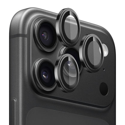 Folie de protectie Camera Spate Lito S+ pentru Apple iPhone 18 Pro / 18 Pro Max, Sticla Securizata, Neagra