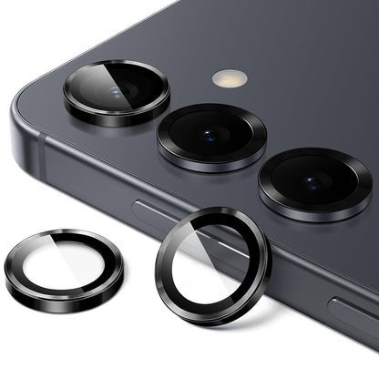 Folie de protectie Camera Spate Lito S+ pentru Samsung Galaxy S26 Plus / S26, Sticla Securizata, Neagra