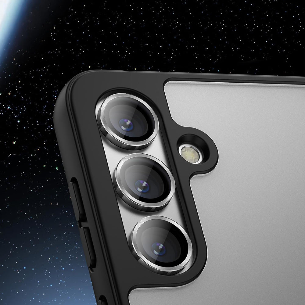 Folie de protectie Camera Spate Lito S+ pentru Samsung Galaxy S26 Plus / S26, Sticla Securizata, Neagra