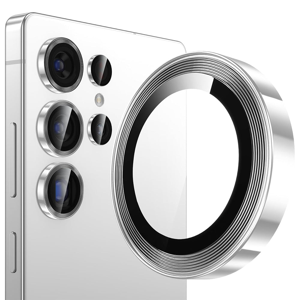Folie de protectie Camera Spate Lito S+ pentru Samsung Galaxy S26 Ultra, Sticla Securizata, Argintie