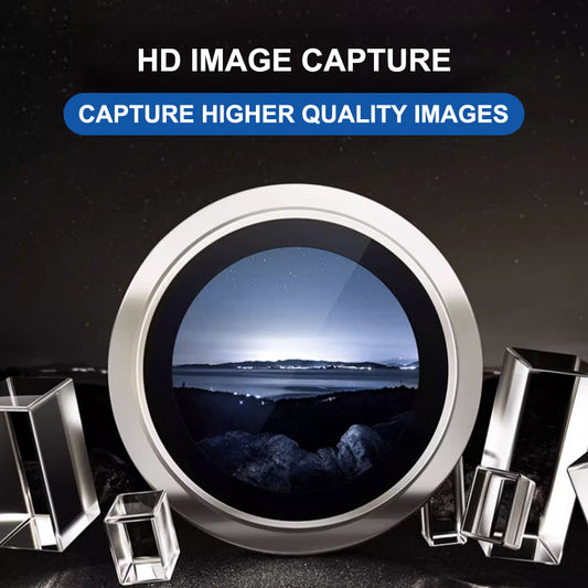 Folie de protectie Camera Spate Lito Titanium AR pentru Apple iPhone 17, Sticla Securizata, Argintie