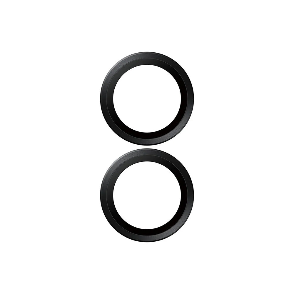 Folie de protectie Camera Spate PanzerGlass Hoops pentru Apple iPhone 17 / 16 Plus / 16, Sticla Securizata, Neagra