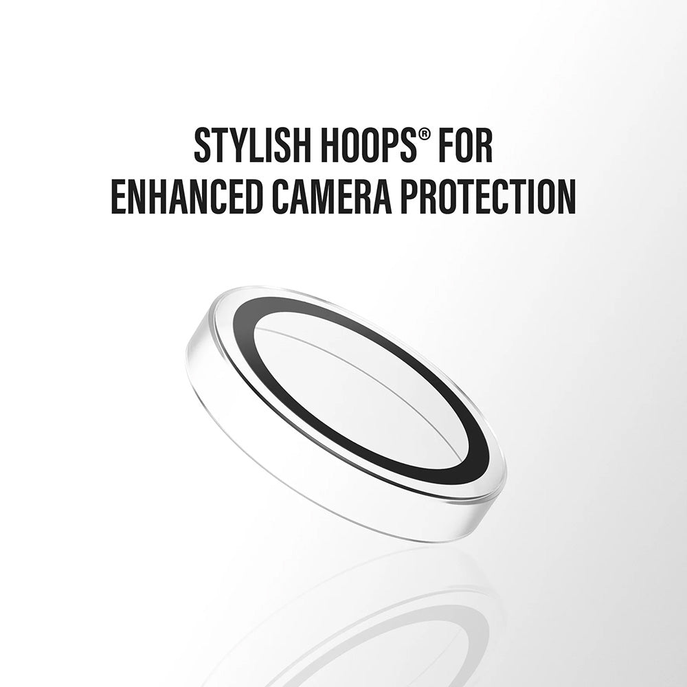 Folie de protectie Camera Spate PanzerGlass Hoops pentru Apple iPhone 17 Pro, Sticla Securizata, Transparenta