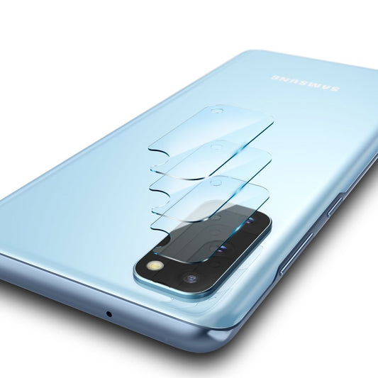 Folie de protectie Camera Spate Ringke IDGL pentru Samsung Galaxy S20 5G G981 / S20 G980, Sticla Securizata, Set 3 bucati, Transparenta