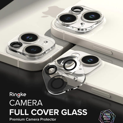 Folie de protectie Camera Spate Ringke pentru Apple iPhone 15 Plus / 15, Sticla Securizata, Set 2 bucati, Transparenta