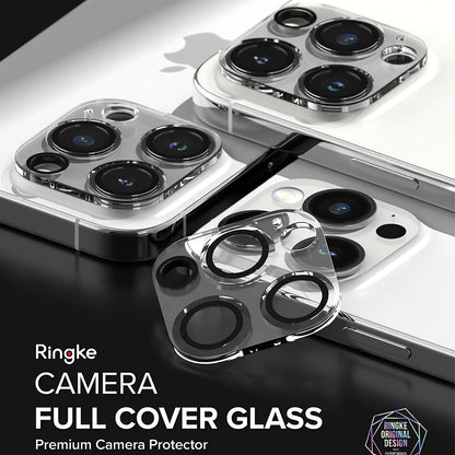 Folie de protectie Camera Spate Ringke pentru Apple iPhone 15 Pro Max, Sticla Securizata, Set 2 bucati, Transparenta