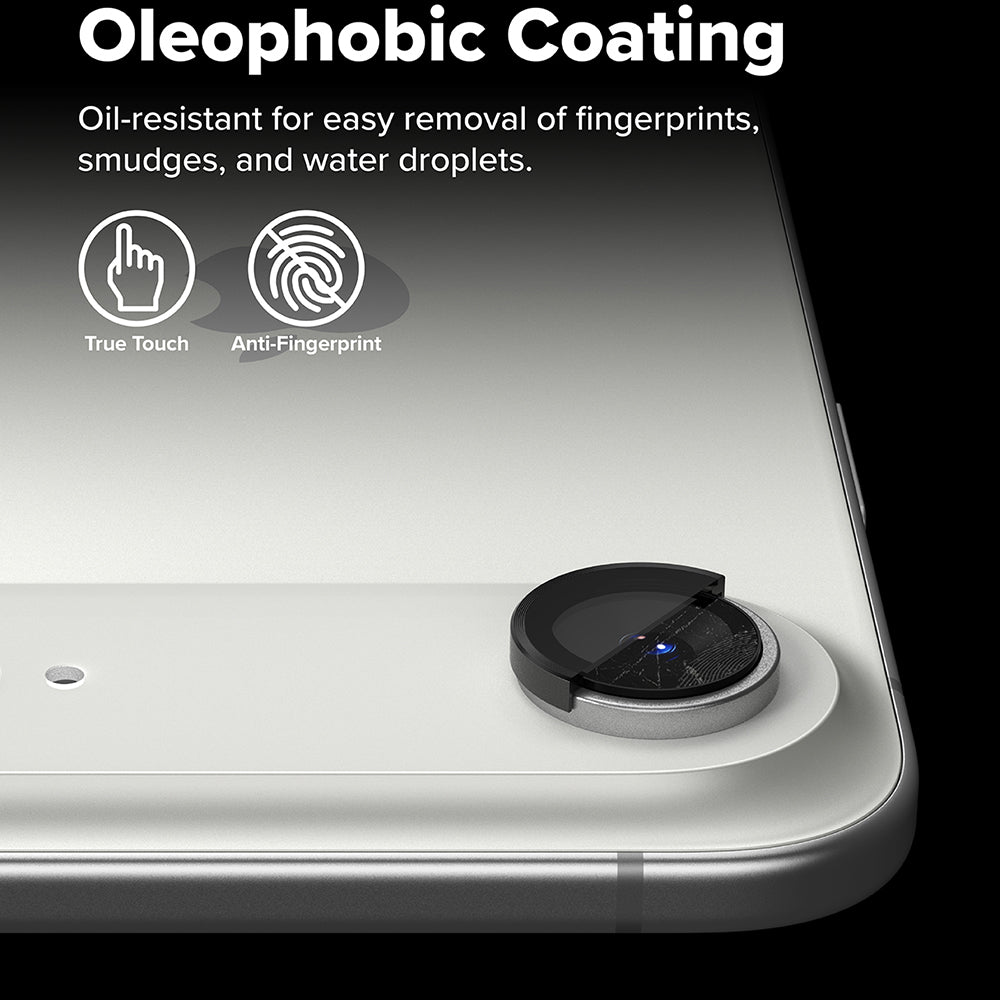 Folie de protectie Camera Spate Ringke pentru Apple iPhone 17 Air, Sticla Securizata, Neagra